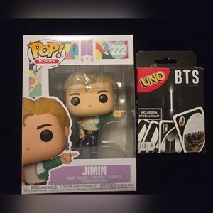 Funko Pop! Rocks Jimin Figure with UNO BTS Special Edition